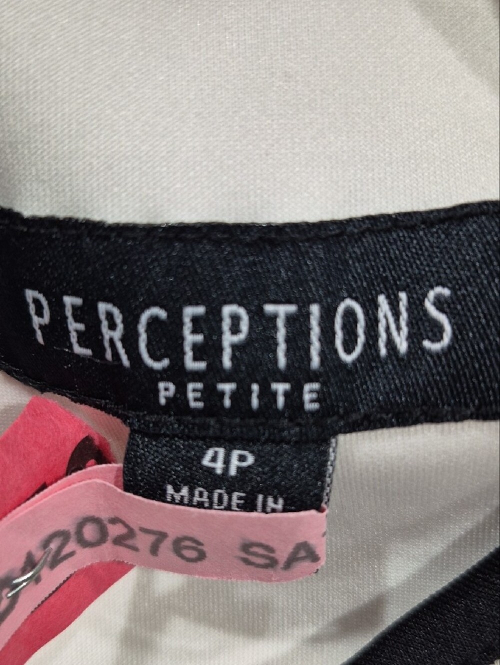Perceptions Black and White Keyhole Midi Dress - Picture 4 of 4